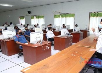 Bupati Seruyan Pantau Pelaksanaan Ujian Dinas Tingkat I Dan II