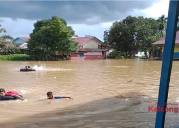 Sepekan Terendam, Banjir di Wilayah Utara Kotim Mulai Surut