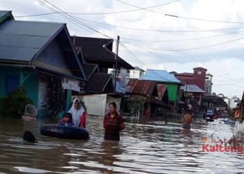 Warga Kotim Terdampak Banjir Capai 1000 KK