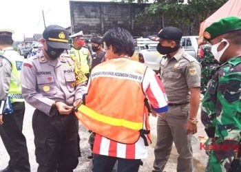 Polsek Kurun Hukum Pelanggar Protokol Kesehatan