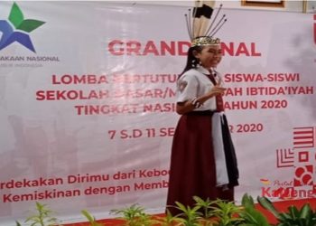 Siswi SD SCP Pulang Pisau Juara Favorite Bercerita Tingkat Nasional