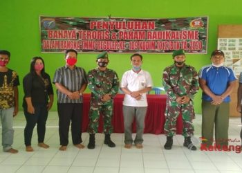 Satgas TMMD ke-109 Kodim 101/Buntok Gelar Penyuluhan Bahaya Radikalisme