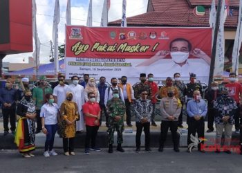 Kapolres Kotim Sosialisasi Pentingnya Pemakaian Masker