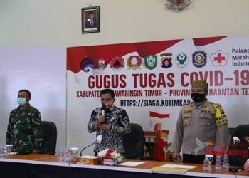 Bupati Kotim Pimpin Deklarasi Adaptasi Kebiasan Baru Cegah Penyebaran Lebih Luas Covid-19