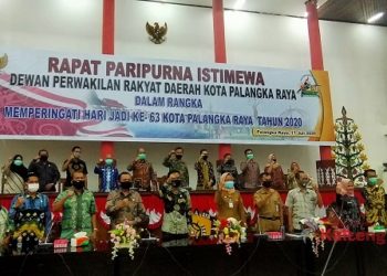 Sekda Kota Palangka Raya, Terima Kunjunga Kerja Anggota DPRD Tanah Laut