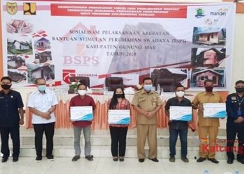 Legislator Gumas Harapkan Alokasi BSPS Meningkat Pada 2021