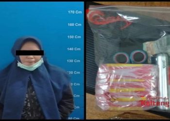 Diduga Jadi Kurir Sabu, Wanita Jalan Murjani Palangka Raya Ini Dicokok Polisi