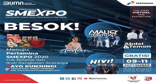 23 Mitra Binaan Pertamina Region Kalimantan Ikuti SMEXPO 2020