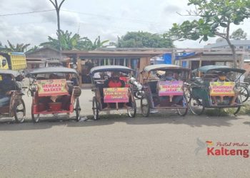 TRC Bersama Satgas Yusti Gelar Razia Gabungan di Pasar Beringin Buntok