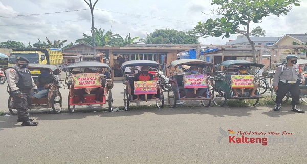 TRC Bersama Satgas Yusti Gelar Razia Gabungan di Pasar Beringin Buntok
