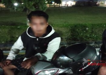 Gelar Balap Liar di Kawasan Bandara Tjilik Riwut, Belasan Remaja Diamankan Polisi