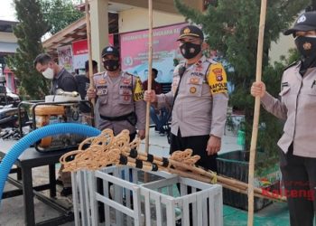Antisipasi Karhutla dan Pilkada , Kapolsek Murung Cek Sarpras