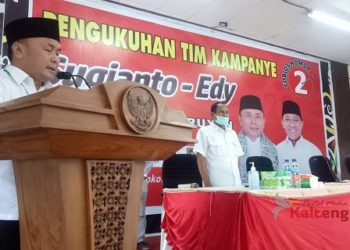 Tim Kampanye Pasangan Sugianto - Edy di Seruyan Dikukuhkan