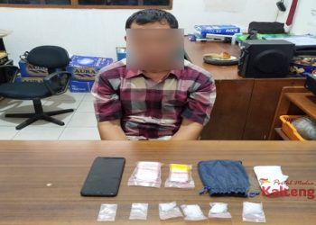 Pengedar Sabu Ditangkap Polisi di Jalan Revolusi Sampit