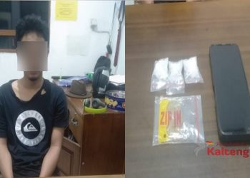 Terduga Kasus Sabu Ditangkap Dipinggir Jalan