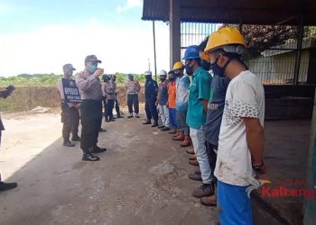 Antisipasi Unjuk Rasa dan Mogok Kerja, Polsek Baamang Sambangi PT SJIM