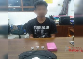 Terduga Pengedar Ganja Ditangkap Di Pasar Keramat Kotim