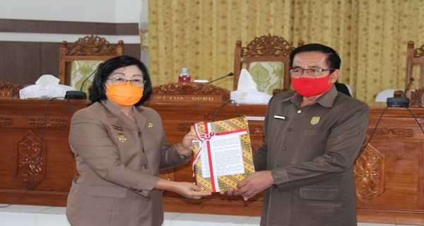 DPRD Gumas Setujui Delapan Raperda Ditetapkan Menjadi Perda