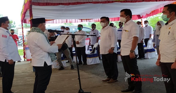 Tim Kampanye Sugianto Sabran-Edy Pratowo Kabupaten Pulang Pisau Resmi Dikukuhkan