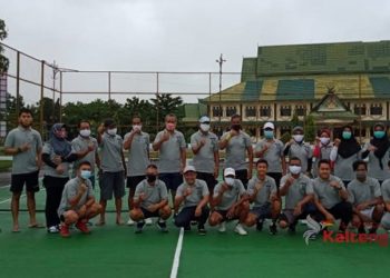 Pengadilan Negeri Pulang Pisau Gelar Turnamen Tenis Lapangan
