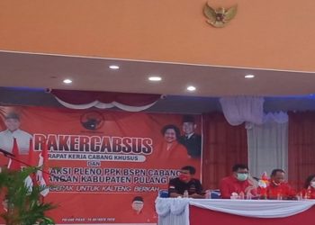 DPC PDI-P Pulpis Targetkan 65 Persen Suara Untuk Pasangan Sugianto Sabran - Edy Pratowo