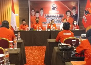 Ketua DPD PDIP Hadiri Kegiatan Rakercabsus di Kotim