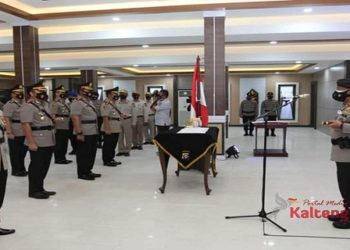 Kapolda Kalteng Resmi Lantik 6 Kapolres Baru