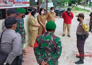 Gelar Operasi Yustisi, Polsek Kahut Tindak Pelanggar Prokes