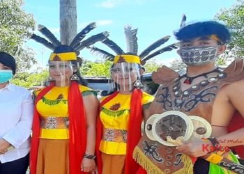 Legislator Gumas Apresiasi Penari Tradisional Disiplin Prokes