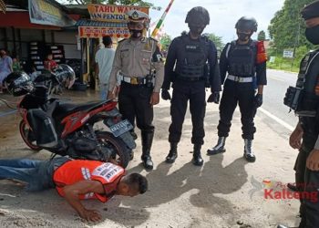 Satgas Operasi Yustisi Polda Kalteng Tertibkan Pelanggar Prokes di Pahandut Seberang
