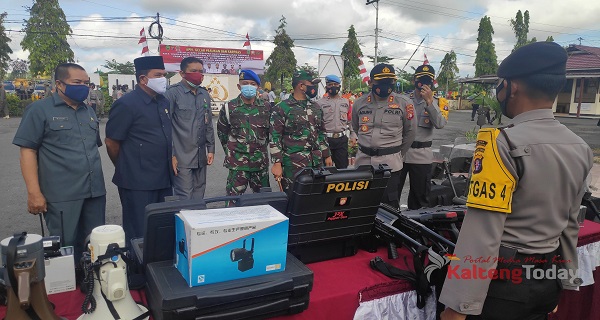 Hadapi Libur Panjang Polres Barsel Gelar Kesiapan Sarpras
