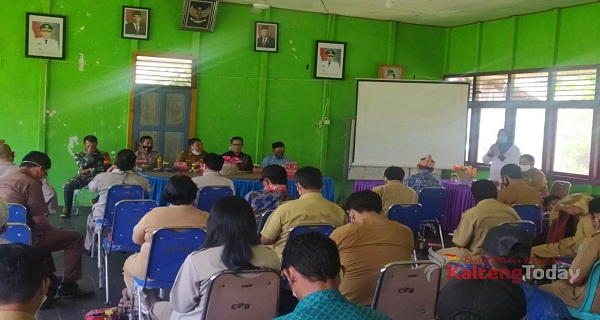 Kantor ATR-BPN Pulang Pisau Sosialisasi K1 dan K4 di Kawasan Food Estate