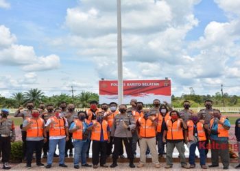 Gelar Coffe Morning Dengan Wartawan, Kapolres Barsel Pamitan