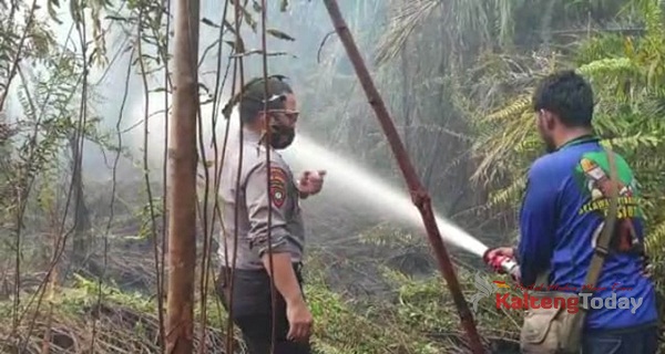 Lahan 1,5 Hektar di Petuk Katimpun Palangka Raya Terbakar