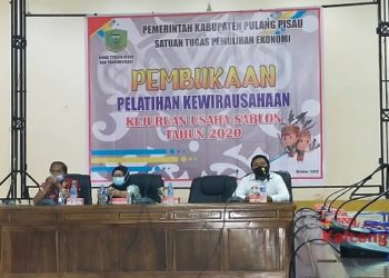Menambah Keterampilan Pelaku Usaha Pulang Pisau, Disnakertrans Gelar Pelatihan Tahap Dua