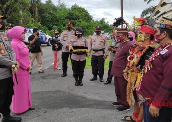 Polres Barsel Sambut Kedatangan Pejabat Baru AKBP Agung Tri Widiantoro, S.I.K