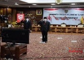 Pemprov Kalteng Saksikan Presiden Kukuhkan Paskibraka Secara Daring