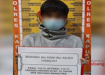 Polisi Ringkus Pemadat Sekaligus Pengedar Sabu di Kabupaten Kapuas