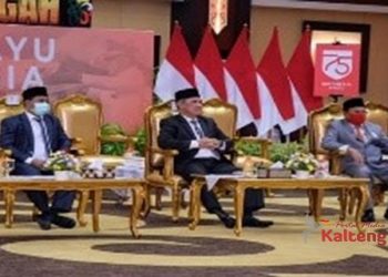 Sekda Ikuti Peluncuran Uang Peringatan 75 Tahun RI