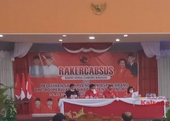 Ketua DPD PDIP Kalteng Buka Rakercabsus PDI-P Pulang Pisau