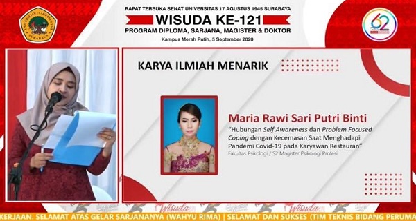 Wanita Dayak Anak Wartawan Ini Terima Penghargaan 'Tesis Menarik Versi Media'