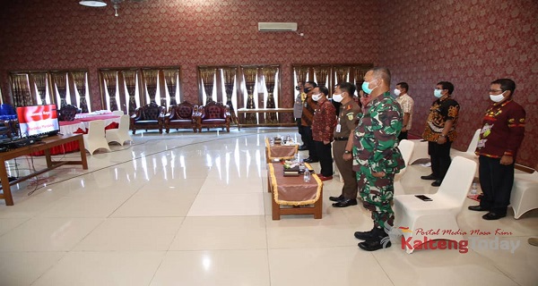 Bupati Seruyan Ikuti Video Conference Bersama Sejumlah Menteri Bahas RUU Cipta Kerja