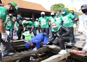 Wabup Seruyan Ajak Warga Tidak Membuang Sampah di Sungai