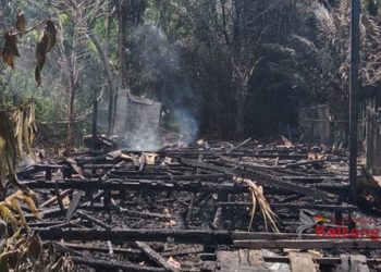 1 Rumah Warga Desa Eka Bahurui Kotim Terbakar
