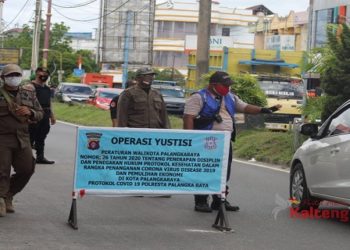 Satgas Covid 19 Palangka Raya Masih Temukan Pelaggar Prokes
