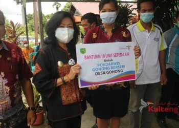 Plt Bupati Pulpis Serahkan Bantuan Pemulihan Ekonomi Sektor Pariwisata
