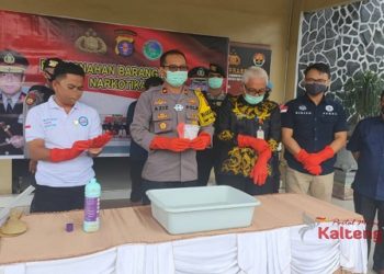 Polres Kotim Musnahkan Sabu 98,60 Gram