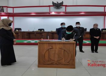 Nota Kesepakatan KUA PPAS Kabupaten Barsel ditandatangani