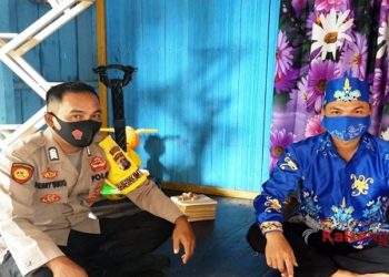Upaya Jaga Kamtibmas, Polsek Kahut Sambangi Tomas