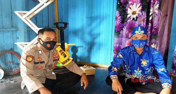 Upaya Jaga Kamtibmas, Polsek Kahut Sambangi Tomas